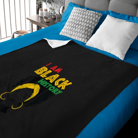 Discover I am Black History Girl Afro Love African American  Scoop  _ SALE !!! Black History Month - Fight , Black History Month Vintage Baby Blankets