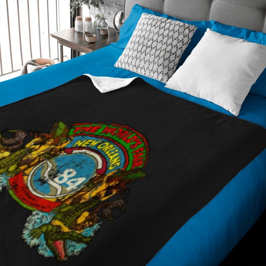 Discover World's Fair New Orleans Louisiana  1984 .png Baby Blankets