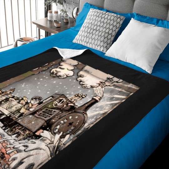 Discover Ivor Early Engine Indie Baby Blankets