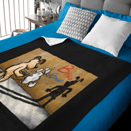 Discover Bang Lucky Gromit Baby Blankets