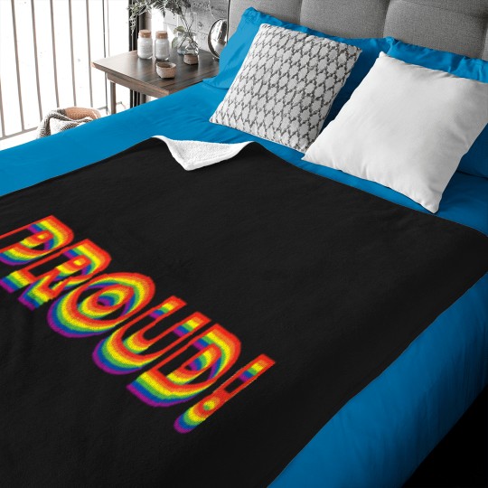 Discover Proud T-Shirt Baby Blankets