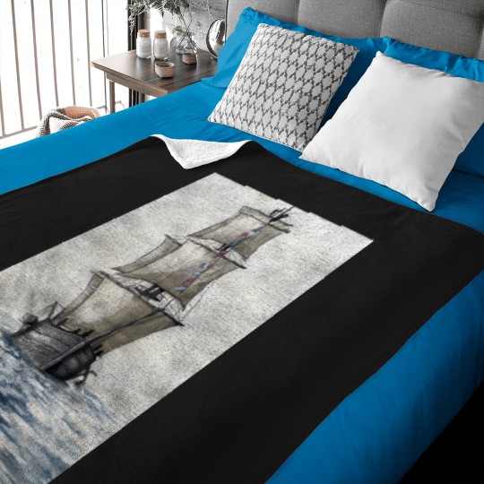 Discover HMS Terror Watercolor Baby Blankets
