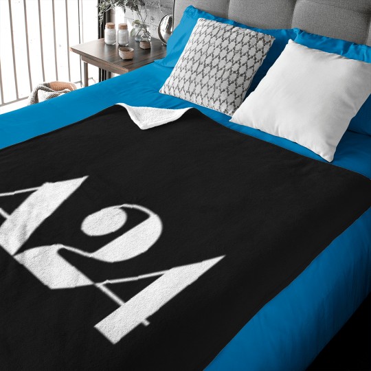 Discover 4908-A24-White-Logo T-Shirt Baby Blankets