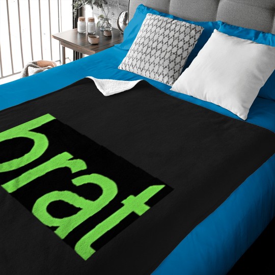 Discover Brat-T-Shirt-Logo Baby Blankets