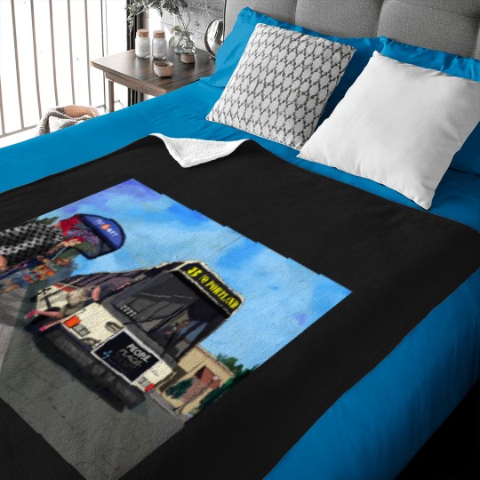 Discover Bus-Trimet T-Shirt Baby Blankets