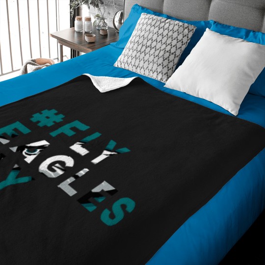 Discover Fly-Eagles-Fly-T-Shirt-(1) Baby Blankets