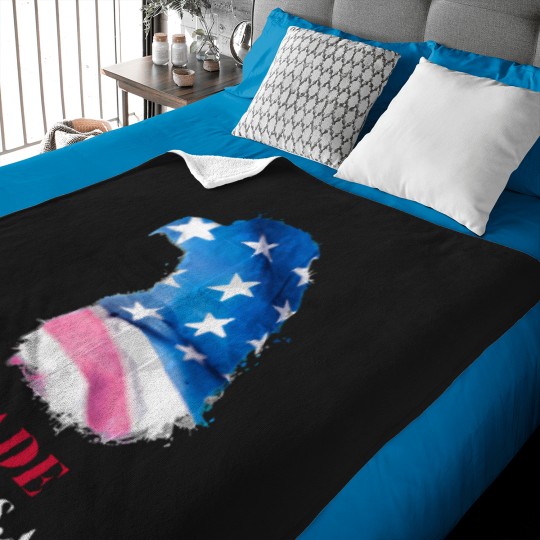 Discover Made-In-The-U.S.A T-Shirt Baby Blankets