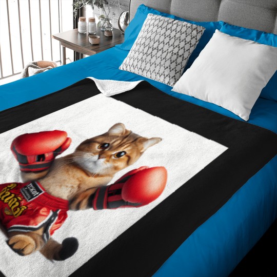 Discover Muaythaicat-Active-T-Shirt Baby Blankets
