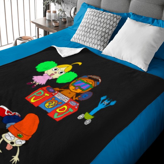 Discover Parappa-And-Friends-Active-T-Shirt Baby Blankets