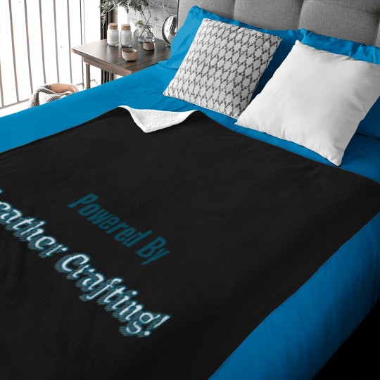 Discover Powered-By-Leather-Crafting T-Shirt Baby Blankets