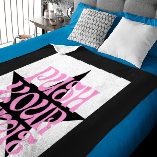 Discover Push-Your-Limit T-Shirt Baby Blankets
