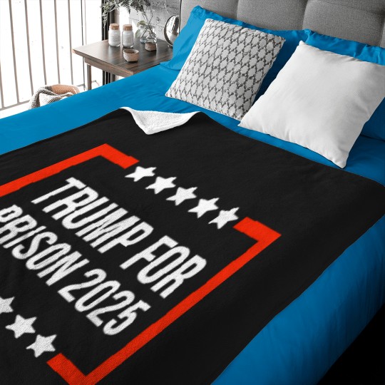 Discover T-Shirt Trump-For-Prison-2025 Baby Blankets