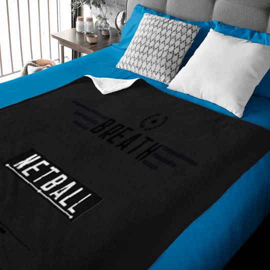 Discover Breath-Netball T-Shirt Baby Blankets
