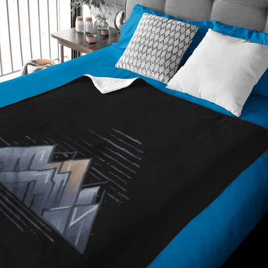 Discover Geometric-Sunrise-Mountain-Range-3-Active-T-Shirt Baby Blankets