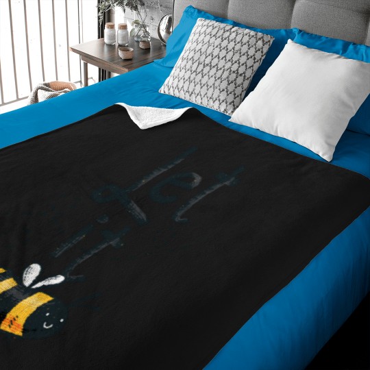 Discover Let-It-Bee-(8) T-Shirt Baby Blankets