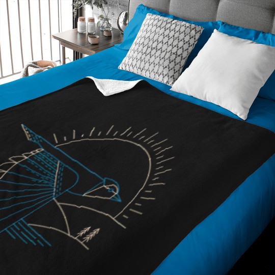 Discover 1 Blue Jay Baby Blankets
