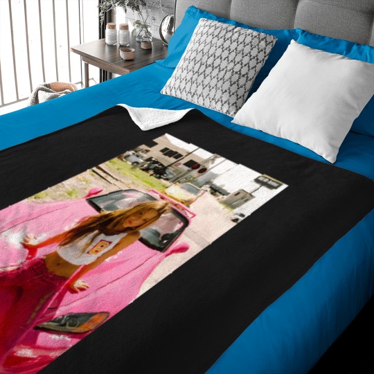 Discover Devon-Aoki-Pink-Race-Car T-Shirt Baby Blankets