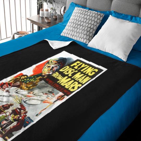 Discover Flying Disc Man From Mars Baby Blankets