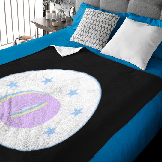 Discover Letter O Monogram Art Pink, Blue, Yellow Aesthetic Oversized Baby Blankets