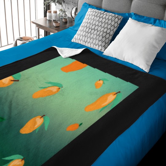 Discover Mango simple design with smooth backround Baby Blankets