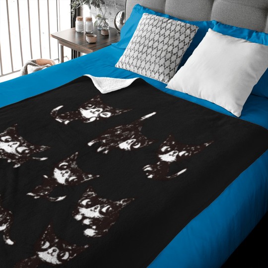 Discover Nine Poses Of Kitten TURNPIKE TROUBADOURS ARTWORK Baby Blankets