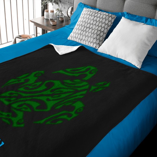 Discover Abstract Green Hawaiian Sea Turtle Baby Blankets