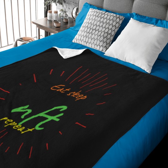 Discover Eat Sleep Nft Repeat (5) Baby Blankets