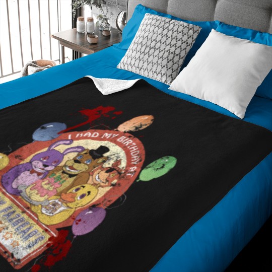 Discover Freddy Fazbear_s Birthday! (survivor version) Baby Blankets