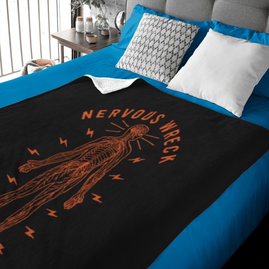 Discover Nervous Wreck Baby Blankets