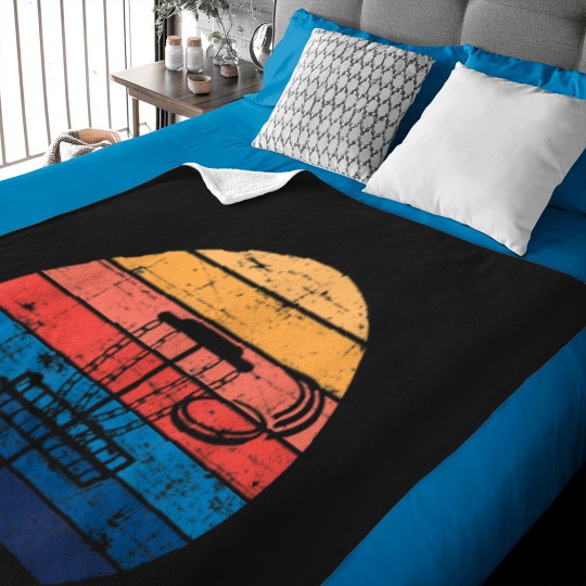 Discover Retro Disc Golfing Gift Stupid Tree Frisbee Golf Baby Blankets