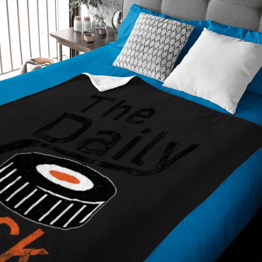 Discover Orange Puck Baby Blankets