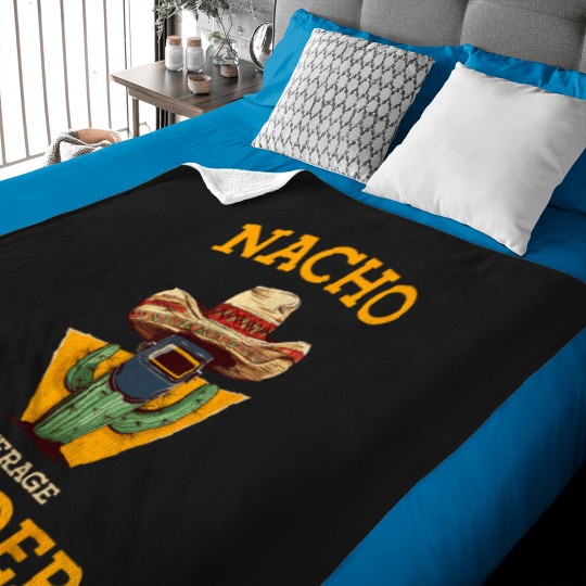 Discover Nacho Average Welder Mexican Metal Worker Joke F Baby Blankets