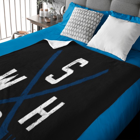 Discover WSH Retro Sticks -  (2) Baby Blankets