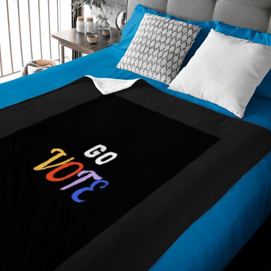 Discover 1562 Go Vote Sleeveless Top Baby Blankets