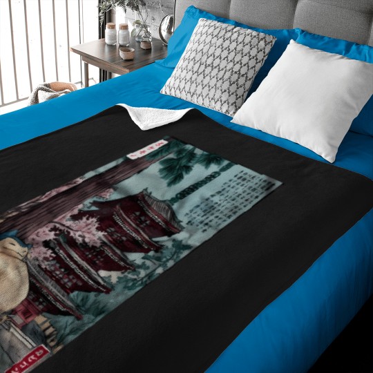 Discover Sn Lax Sleeping Near A Temple (1) T-Shirt Baby Blankets