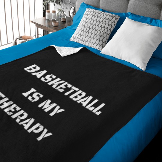 Discover Basketball Is My Therapy Apparel Baby Blankets