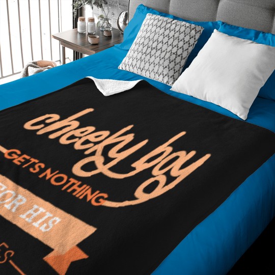 Discover Cheeky Boy Baby Blankets