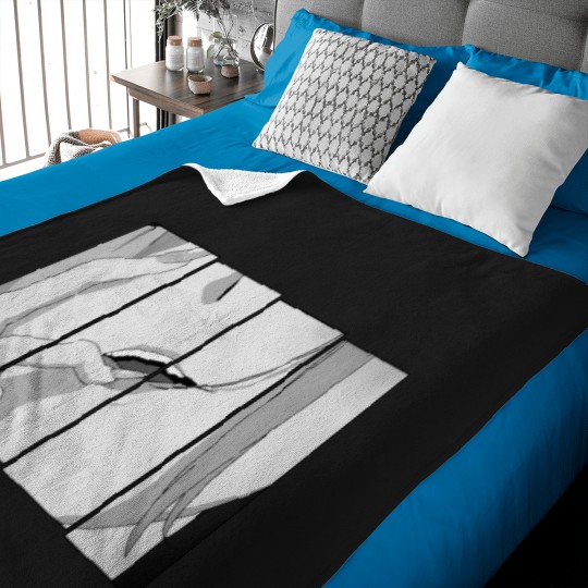 Discover Paneled LipsBW Baby Blankets