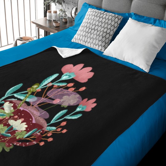 Discover Chic floral teacup Baby Blankets