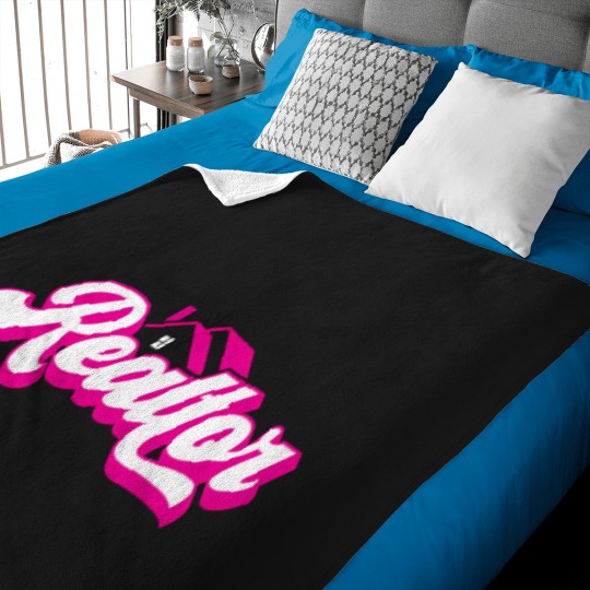 Discover Real Estate Agent Women's Pink Realtor Baby Blankets