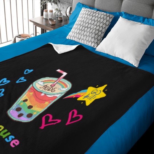 Discover Dickhouse colorful juice Baby Blankets