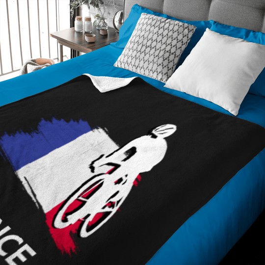 Discover France cycling Classic.png Baby Blankets