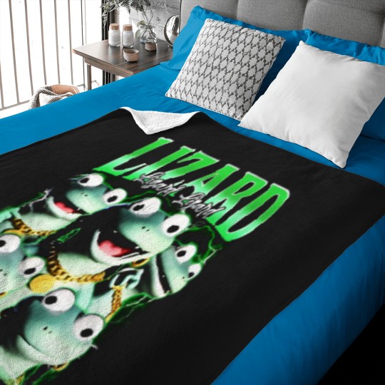 Discover lizard meme Baby Blankets