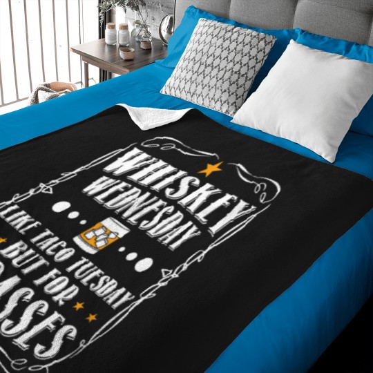 Discover Whiskey Wednesday Oversized Baby Blankets
