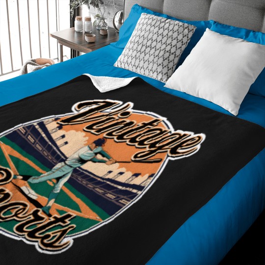 Discover Vintage Sports Baby Blankets