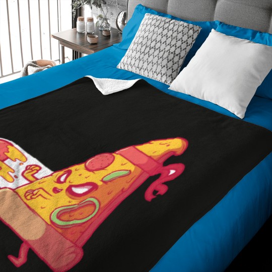 Discover Power Of Pizza Fatality Move Baby Blankets