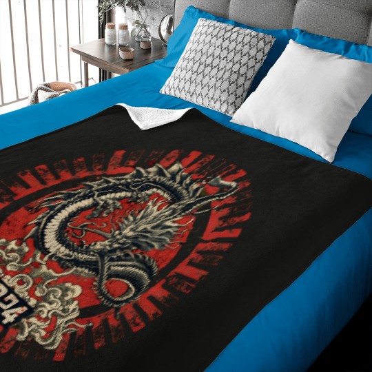 Discover 2024 Chinese New Year of the Wood Dragon 木龍年 Mù lóng nián (4) Baby Blankets