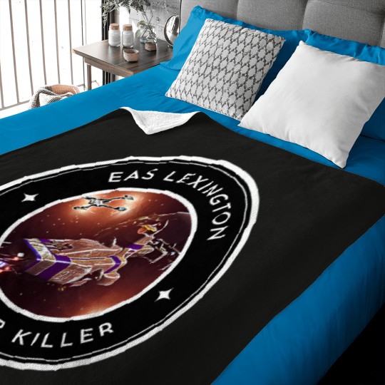 Discover Eas Lexington - Black Star Killer - White - Sci-Fi - B5 Wonka Bar Poster Baby Blankets