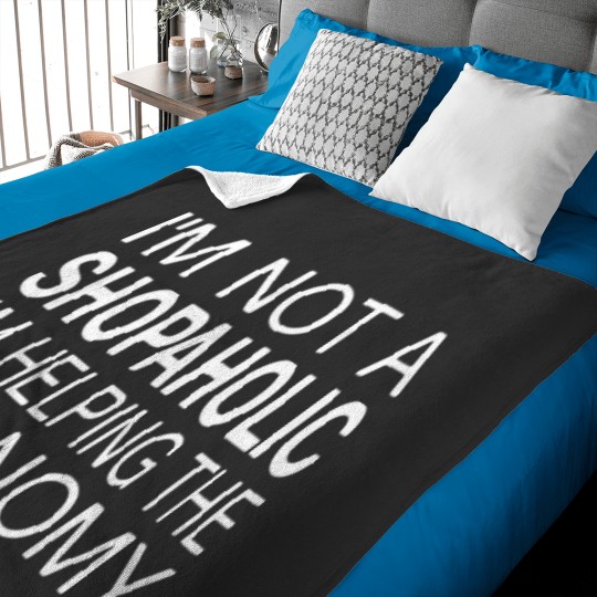 Discover I'm Not A Shopaholic Baby Blankets