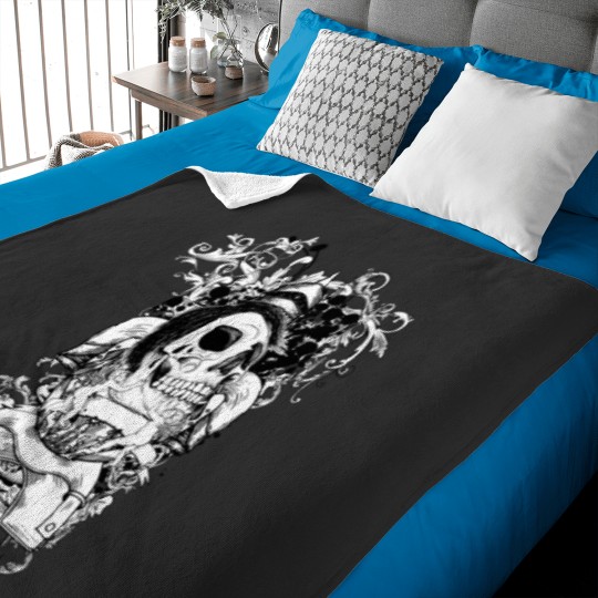 Discover Skull Baby Blankets
